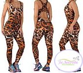 Macacão Estampado fitness  (indisponível no momento)